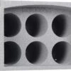 Casier à Bouteilles Pour 6 Bouteilles - Isolant - Polystyrène Léger - Empilable - 33,5x25x 29,5cm - Max 50KG