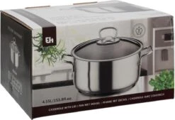 Excellent Houseware Ensemble De Casseroles De Cuisson - 3x - Couvercle En Verre - Acier Inoxydable - 2/3/4,5 Litres -Cuisine Fournitures Magasin 1200x823 3