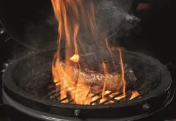 Landmann - Kamado - 26 Pouces - Grijs - Modèle De Table - Surface De Cuisson De 57 Cm - Avec Thermomètre - Avec Base Et Poignées - Double Paroi Et Isolé - Oeuf BBQ -Cuisine Fournitures Magasin 1200x825