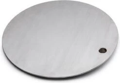 Table De Cheminée Triple Höfats - Acier Inoxydable - Ø35 Cm - Argent