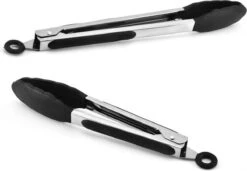 Pinces En Siliconen - Pinces à Barbecue - Pinces à Viande - Pinces De Cuisine - Pinces à Salade - Passe Au Lave-vaisselle - Zwart -Cuisine Fournitures Magasin 1200x832 10