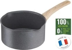 TEFAL G2662902 Casserole NATURAL FORCE 18 Cm / 2,1 L, Mineralia + Revêtement Antiadhésif, Tous Feux Dont Induction