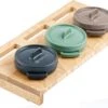 Mahlzeit Mini Cocotte Set Avec Support En Bois 3 X 250 Ml En Fonte Lot De 3 Casseroles De Service Casserole émaillée Petite Cocotte Casserole En Fonte