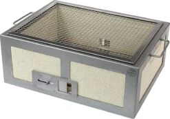 SousVideTools - 16026 - Gril Kasai Konro Medium Large Avec Cadre En Acier Inoxydable - BBQ Hibachi De Style Traditionnel Japonais