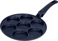 MONOO Pancake Pan / Baghrir - 7 Marble Cup Revêtement Anti-adhésif - Ø 26,5 Cm - Pancake Pan - Crêpière -Cuisine Fournitures Magasin 1200x841