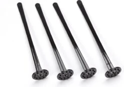 Pilon Tonique Noir 50 Pièces - Facile à Nettoyer - Pilon Cocktail - Pilon Citron - Pilons Cocktail - Pilon Citroen