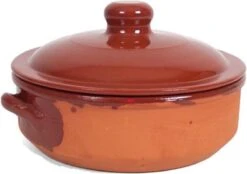 Plat à Four / Cocotte En Pierre Avec Couvercle Salamanca 24 Cm - Plats à Four / Poêles En Terre Cuite - Casseroles Pour 1 Personne
