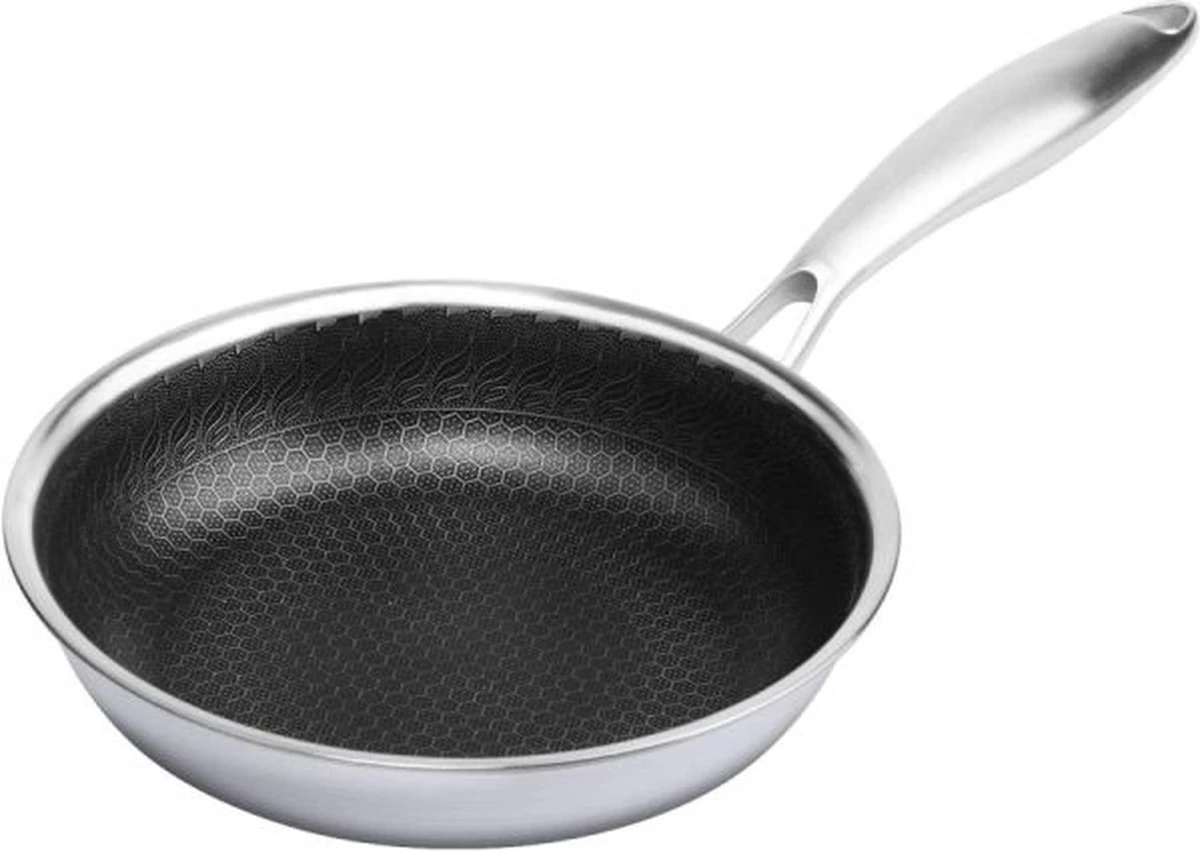 Poêle Cainfy Super Revêtement Antiadhésif Pro - Antiadhésif Honeycomb Heavy Duty - Passe Au Lave-vaisselle Et Au Four - Ø 33 Cm 1 Poêle Cainfy Super Revêtement Antiadhésif Pro - Antiadhésif Honeycomb Heavy Duty - Passe Au Lave-vaisselle Et Au Four - Ø 33 Cm