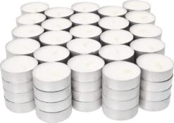 KOTARBAU® Bougies Chauffe-plat, 100 Pièces, Bougies, Bougie Chauffe-plat Sans Odeur, Durée De Combustion 4 Heures