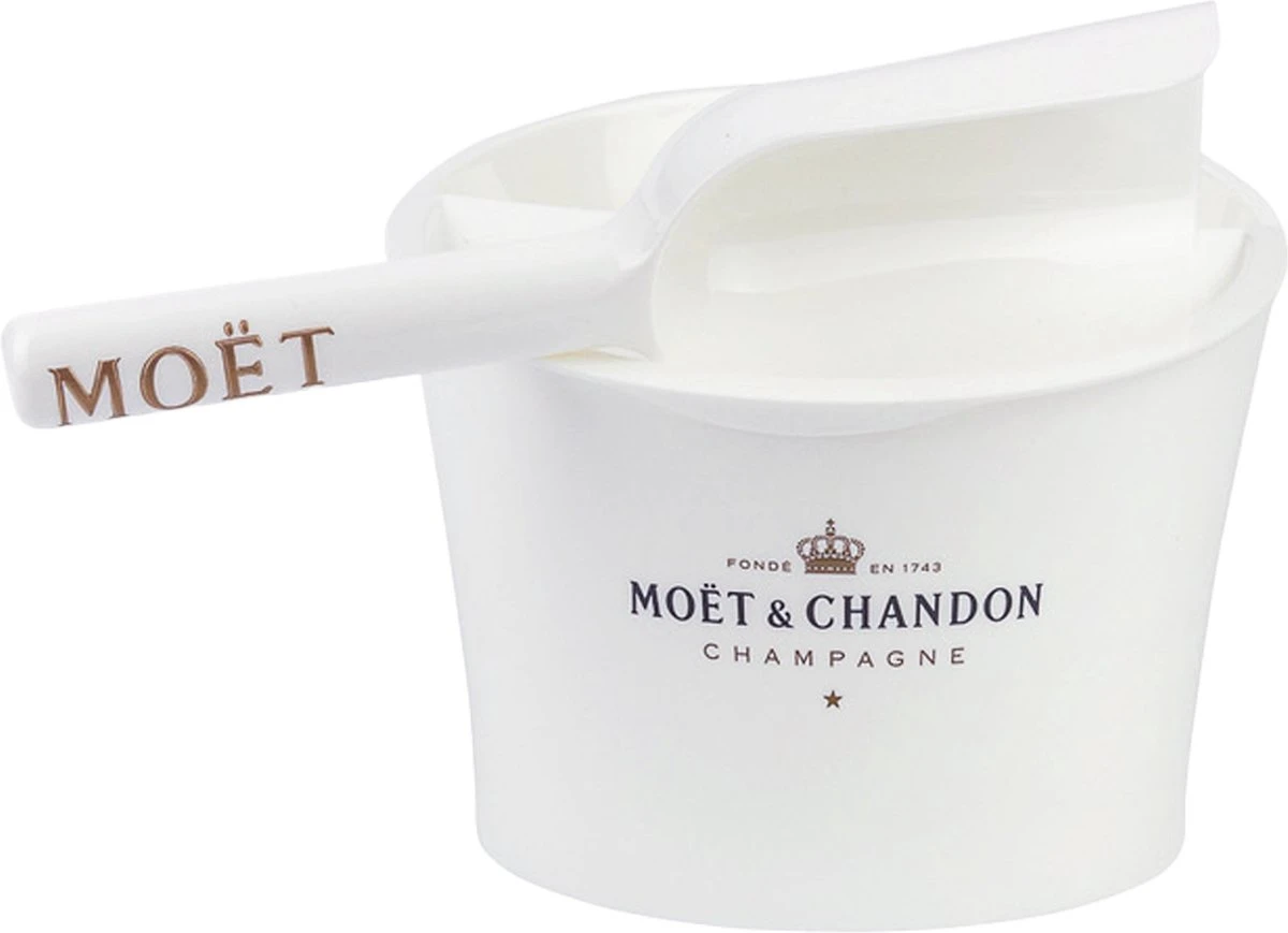 Ensemble Complet Moët & Chandon Ice Imperial Seau à Glace XL Comprenant 6 Verres Et Petit Seau à Glace Avec Cuillère Et Serviette 2 Ensemble Complet Moët & Chandon Ice Imperial Seau à Glace XL Comprenant 6 Verres Et Petit Seau à Glace Avec Cuillère Et Serviette – Image 2
