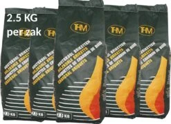 5 X Briquettes De Charbon De 2,5 Kg Chacune - Y Compris Les Allume-feu 64 Pièces - Barbecue - BBQ - 5 Pièces - Total 12,5 Kg -Cuisine Fournitures Magasin 1200x870 3