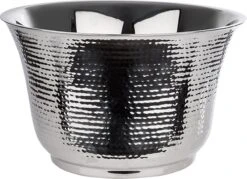 APS-Germany®- Refroidisseur à Vin - Seau à Glace - Seau à Champagne - Refroidisseur à Champagne - Refroidisseur De Boissons - Acier Inoxydable - Zwart - 8 Litres