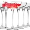 KROSNO Coupelle à Champagne Coupe Verres | Lot De 6 | 500 Ml | Collection Harmony | Perfect Pour La Maison, Les Restaurants Et Les Fêtes | Lave-vaisselle