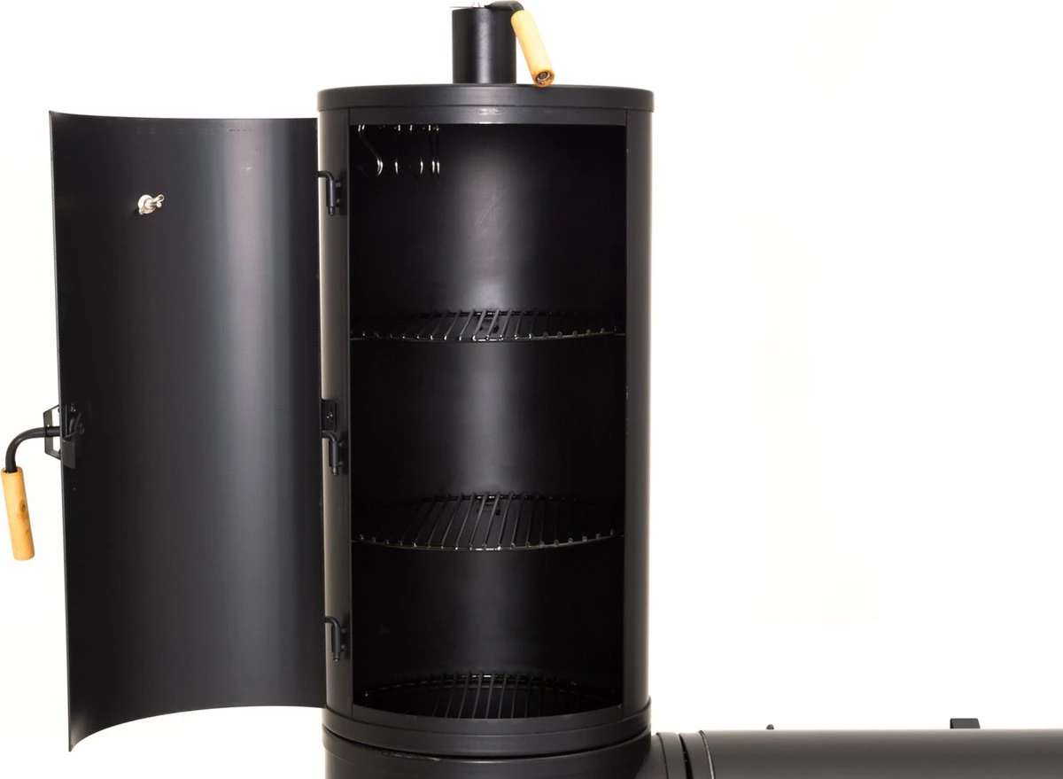 Mustang Fumoir Déporté Georgia XXL - Fumoir - FumoirBarbecue - Barbecue - Bois - Charbon De Bois - Fil D'acier émaillé épais - XXL - 119 KG ! - 175x70x192cm 9 Mustang Fumoir Déporté Georgia XXL - Fumoir - FumoirBarbecue - Barbecue - Bois - Charbon De Bois - Fil D'acier émaillé épais - XXL - 119 KG ! - 175x70x192cm – Image 9