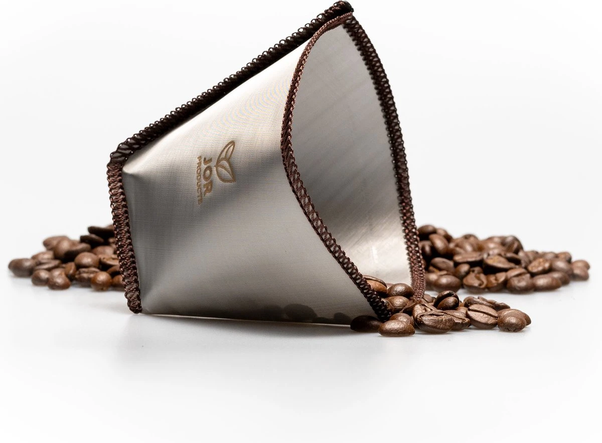 Machine à Café JOR Products® - Porte-filtre à Café - Grillage En Acier Inoxydable - Filtre à Café - Durable - Taille 2 2 Machine à Café JOR Products® - Porte-filtre à Café - Grillage En Acier Inoxydable - Filtre à Café - Durable - Taille 2 – Image 2