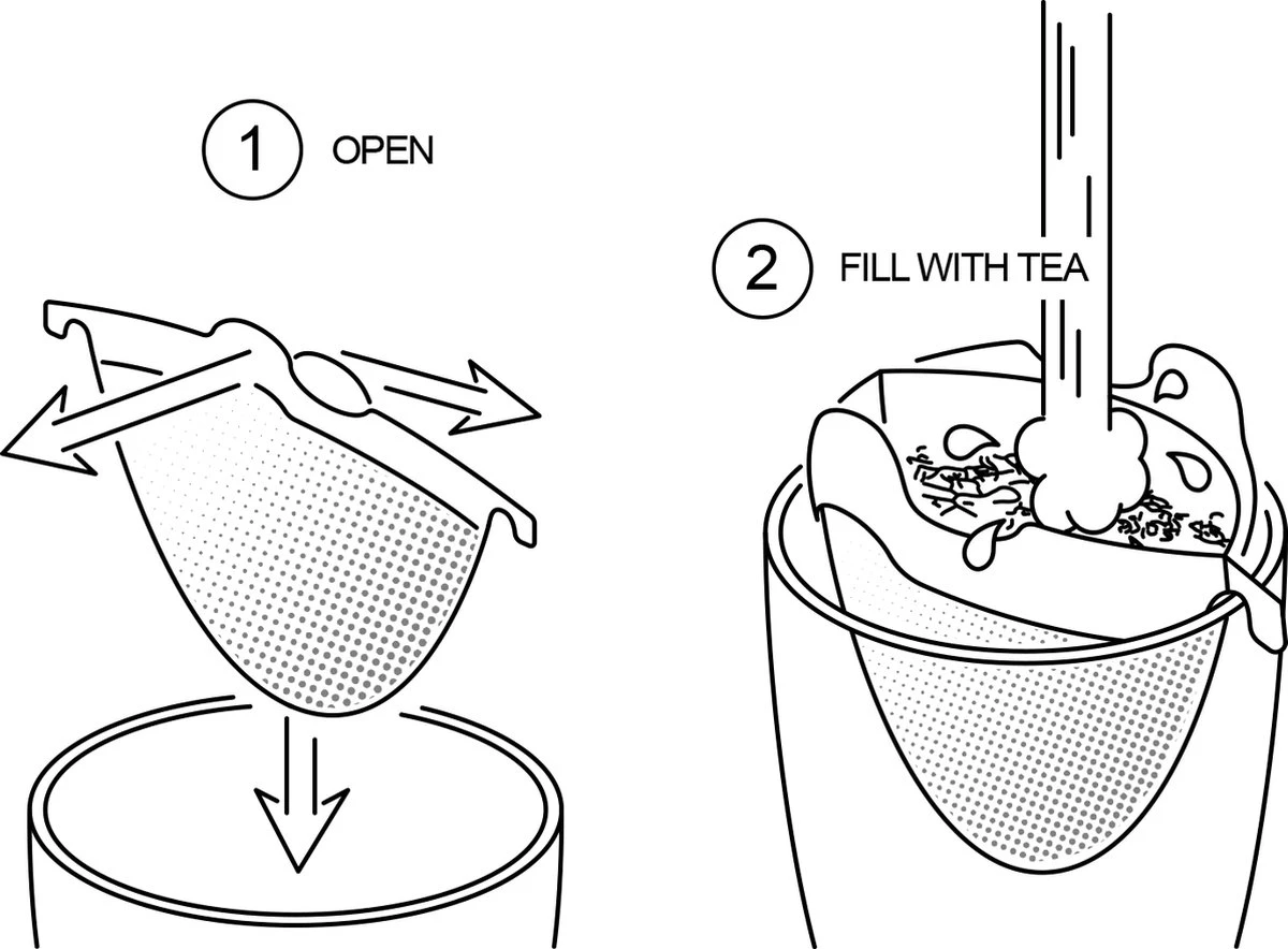TeaWall - Filtre à Thee - Durable - Papier - Compostable - Passoire à Thee - Infuseur à Thee - Thé En Vrac - 40 Pièces 7 TeaWall - Filtre à Thee - Durable - Papier - Compostable - Passoire à Thee - Infuseur à Thee - Thé En Vrac - 40 Pièces – Image 7