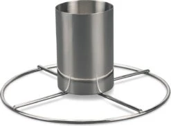 Porte-poulet BBQ ø 20x10cm Bol Liquide Pour Vapeur