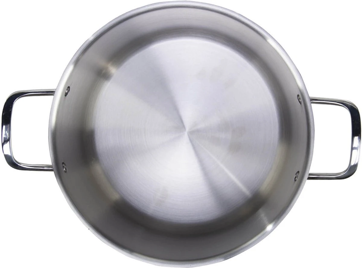 Rosmarino Pour & Cook - Casserole Avec Couvercle En Verre - Ø28cm - 100% Sans PFAS & PFOA - Acier Inoxydable 18/10 - Technologie ThermoFlow - Poignées Cool Touch - Convient à Toutes Les Sources De Chaleur & Lave-vaisselle 12 Rosmarino Pour & Cook - Casserole Avec Couvercle En Verre - Ø28cm - 100% Sans PFAS & PFOA - Acier Inoxydable 18/10 - Technologie ThermoFlow - Poignées Cool Touch - Convient à Toutes Les Sources De Chaleur & Lave-vaisselle – Image 12