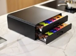 Porte-capsules Avec Tiroir Dolce Gusto - Porte-gobelet Pour 72 Capsules De Café - Porte- Porte-capsules - Acier Inoxydable - Zwart -Cuisine Fournitures Magasin 1200x888 5