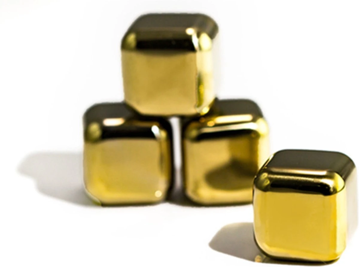 Coffret à Whisky De Luxe + 6 Pierres à Whisky + 1 Pochon Velours + Boîte De Rangement - Réutilisable - Inoxydable - Or 10 Coffret à Whisky De Luxe + 6 Pierres à Whisky + 1 Pochon Velours + Boîte De Rangement - Réutilisable - Inoxydable - Or – Image 10