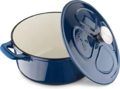 Cocotte En Fonte Navaris Avec Couvercle - Navaris émaillée - Convient à La Cuisson Induction, Gaz Et Céramique - Bleu Foncé 23 Cocotte En Fonte Navaris Avec Couvercle - Navaris émaillée - Convient à La Cuisson Induction, Gaz Et Céramique - Bleu Foncé -Cuisine Fournitures Magasin 1200x895 4