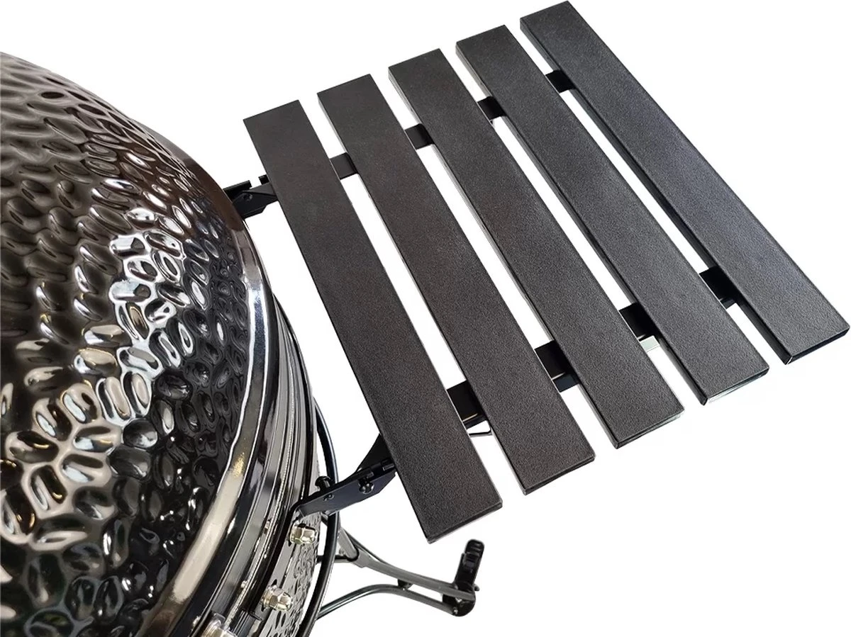 Obelix Kamado Large - 22 Pouces - Zwart - Avec Poseur De Plaque - Feutre En Fibre De Verre - Système D'ouverture / Fermeture - Precision Top-Vent 11 Obelix Kamado Large - 22 Pouces - Zwart - Avec Poseur De Plaque - Feutre En Fibre De Verre - Système D'ouverture / Fermeture - Precision Top-Vent – Image 11