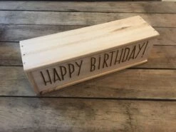 Dotti Woods - Merk Belge - Coffret Cadeau Anniversaire - Coffret Vin/Coffret Vin - Happy Birthday