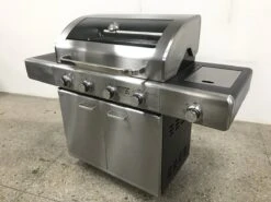 Paralux - Barbecue à Gaz 4 Brûleurs - Acier Inoxydable Avec Grilles En Fonte - Incl. Brûleur Latéral Et Plaque De Cuisson En Fonte -Cuisine Fournitures Magasin 1200x899 6