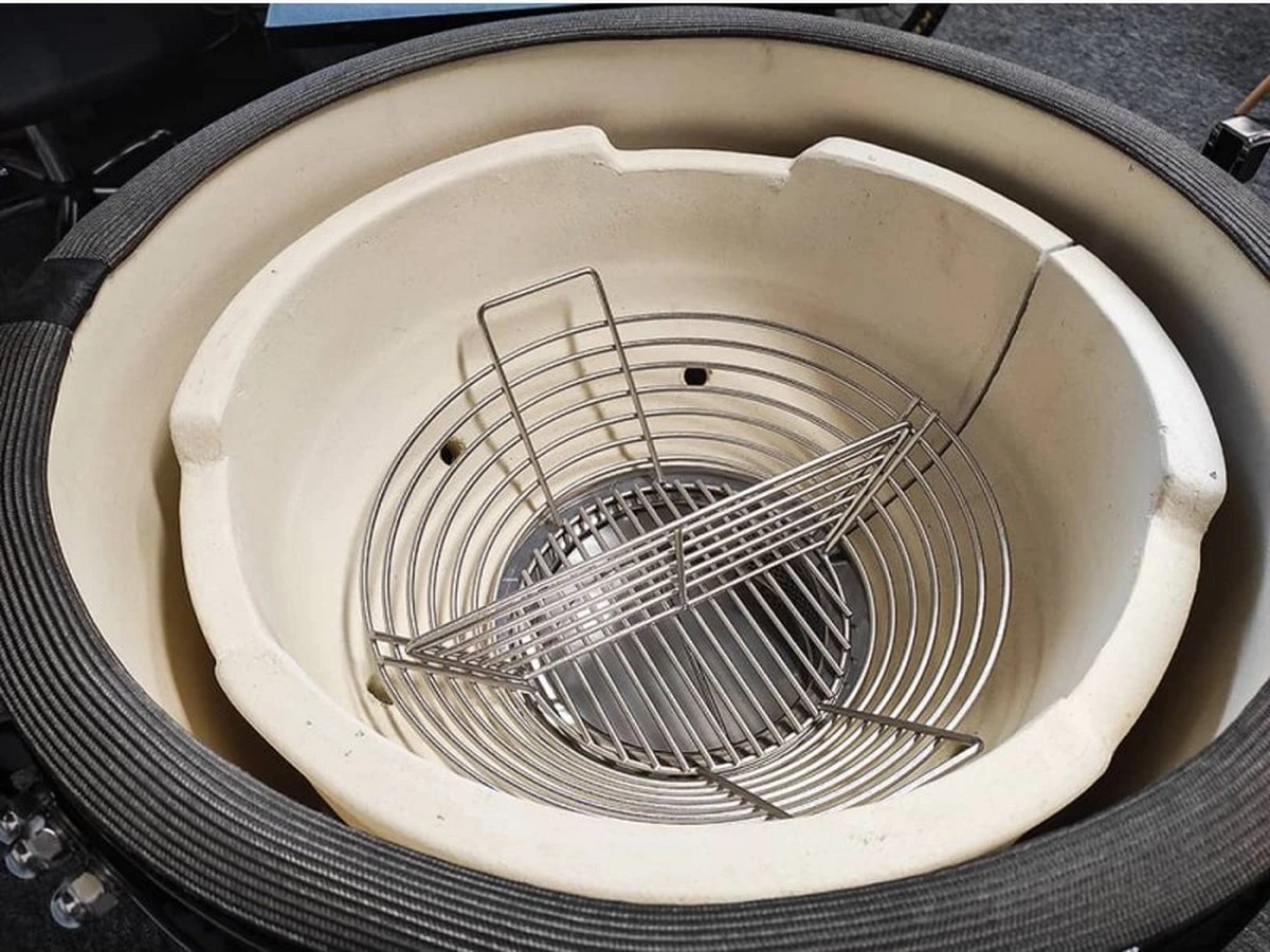 Evolve Advanced Solo - Barbecue Kamado 24" / 61 CM / XXL - Sans Base Ni Tables D'appoint - Accessoires Gratuits Inclus - Parois En Céramique - Forme D'oeuf - Chaleur Directe + Chaleur Indirecte - Ventilation Professionnelle - Thermomètre Intelligent 17 Evolve Advanced Solo - Barbecue Kamado 24" / 61 CM / XXL - Sans Base Ni Tables D'appoint - Accessoires Gratuits Inclus - Parois En Céramique - Forme D'oeuf - Chaleur Directe + Chaleur Indirecte - Ventilation Professionnelle - Thermomètre Intelligent – Image 17