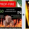 PROF-FIRE - 460 Allume-feux Naturels + GRATUIT !! 1 Boite Allumettes Longues - Boite Discount - Co2 Neutre
