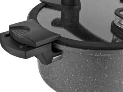 Autocuiseur Professionnel Florina Deli Cook - Autocuiseur - 24 Cm 4,2 Litres - Aspect Pierre - Anthracite - Casserole Sous Vide - Vanne Brevetée -Cuisine Fournitures Magasin 1200x900 25