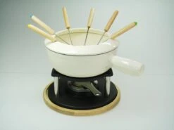 Relance à Fondue Relance - Fonte - Ø 22 Cm. - Fondue Au Fromage, Fondue à La Viande, Fondue Bouillon, Fondue Au Chocolat