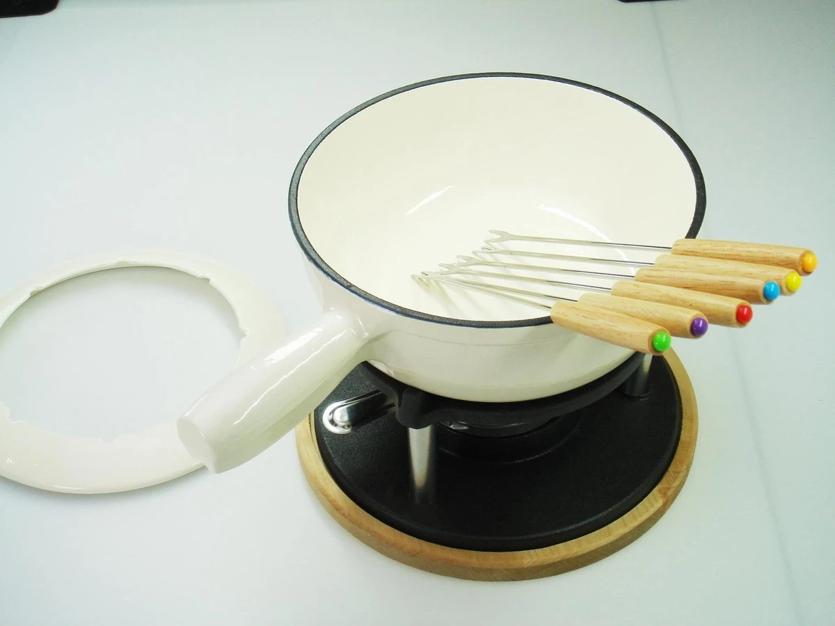 Relance à Fondue Relance - Fonte - Ø 22 Cm. - Fondue Au Fromage, Fondue à La Viande, Fondue Bouillon, Fondue Au Chocolat 2 Relance à Fondue Relance - Fonte - Ø 22 Cm. - Fondue Au Fromage, Fondue à La Viande, Fondue Bouillon, Fondue Au Chocolat – Image 2
