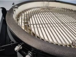 Série Evolve Econ - Barbecue Kamado 24" / 61 CM / XXL - Avec étagères De Table En Bois - Accessoires Gratuits Inclus - Parois En Céramique - Forme D'œuf - Chaleur Directe + Chaleur Indirecte - Ventilation Professionnelle - Thermomètre Intelligent -Cuisine Fournitures Magasin 1200x900 3