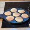 MONOO Pancake Pan / Baghrir - 7 Marble Cup Revêtement Anti-adhésif - Ø 26,5 Cm - Pancake Pan - Crêpière