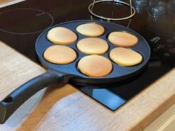 MONOO Pancake Pan / Baghrir - 7 Marble Cup Revêtement Anti-adhésif - Ø 26,5 Cm - Pancake Pan - Crêpière -Cuisine Fournitures Magasin 1200x900 40