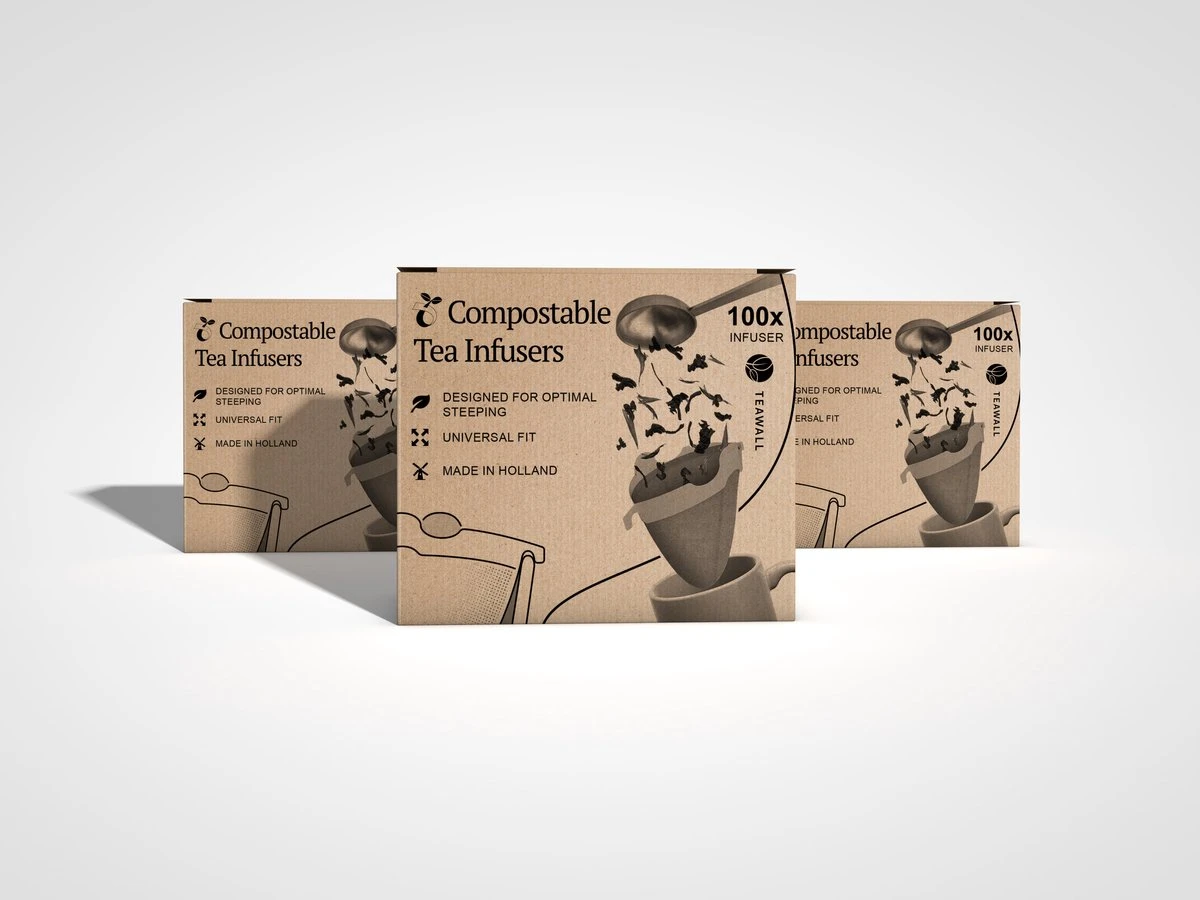 TeaWall - Filtre à Thee - Durable - Papier - Compostable - Passoire à Thee - Infuseur à Thee - Thé En Vrac - 40 Pièces 6 TeaWall - Filtre à Thee - Durable - Papier - Compostable - Passoire à Thee - Infuseur à Thee - Thé En Vrac - 40 Pièces – Image 6