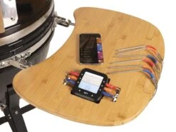 Patton - Kamado 16 - Premium Black - Barbecue En Céramique - Avec Indicateur De Température à Cœur Bluetooth - éclairage LED - Moyen - Complet - Noir -Cuisine Fournitures Magasin 1200x900 7