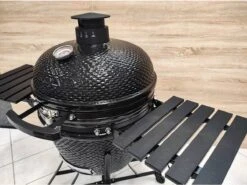 Evolve Advanced - Barbecue Kamado 24" / 61 CM / XXL - Accessoires Gratuits Inclus - Parois En Céramique - Forme D'oeuf - Chaleur Directe + Chaleur Indirecte - Ventilation Professionnelle - Thermomètre Intelligent -Cuisine Fournitures Magasin 1200x901 4