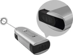 Mousseur à Lait électrique INTER-CAFFÈ® - Mousseur à Lait Manuel - Mousseur à Lait - Argent - Garantie 1 An -Cuisine Fournitures Magasin 1200x905 2