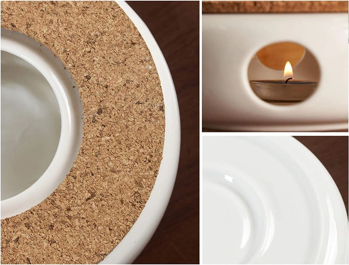 Chauffe-thé En Céramique / Ragoût Pour Théière Ragoût Pour Théière - Chauffe-thé, Chauffe-café Tasse Pour Théière, Chauffage Et Conservation Du Café, Du Thé Ou Du Lait 7 Chauffe-thé En Céramique / Ragoût Pour Théière Ragoût Pour Théière - Chauffe-thé, Chauffe-café Tasse Pour Théière, Chauffage Et Conservation Du Café, Du Thé Ou Du Lait – Image 7