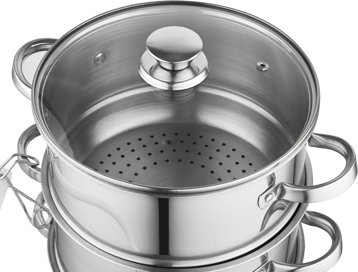 Presse-agrumes Professionnel 6 Pièces Florina / Presse-agrumes Lent Et Cuiseur Vapeur Pour La Cuisinière 8L - Presse-agrumes - Casserole à Jus - Presse-agrumes - Extracteur De Vapeur - Presse-fruits - Acier Inoxydable 14 Presse-agrumes Professionnel 6 Pièces Florina / Presse-agrumes Lent Et Cuiseur Vapeur Pour La Cuisinière 8L - Presse-agrumes - Casserole à Jus - Presse-agrumes - Extracteur De Vapeur - Presse-fruits - Acier Inoxydable – Image 14