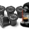 WiseGoods Luxe Set Capsules Nespresso Réutilisables - Tasses Machine à Café - Tasse Machine à Café - Capsule Café - Cadeau - 6 Pièces