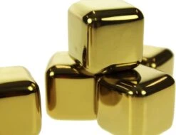 Bloc De Glace De Remplacement - Whisky Stones En Acier Inoxydable Couleur Or - Lot De 8 -Cuisine Fournitures Magasin 1200x922 1