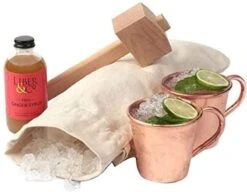 Broyeur à Glace Manuel Sac En Katoen Marteau En Bois Cocktails Maison Barman Outil -Cuisine Fournitures Magasin 1200x931 3