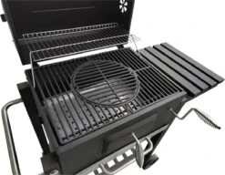 Blaupunkt GC601 Chariot à Barbecue Grille Pour Barbecue Grill à Charbon Thermomètre Dans Le Couvercle Tablette Latérale Fonte Surface Du Gril 57,2 X 32 Cm -Cuisine Fournitures Magasin 1200x932