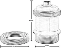 Ampoule Métal E27 Blanche Idéal Pour Les Ampoules Vintage Edison Métal Antique -Cuisine Fournitures Magasin 1200x933 2