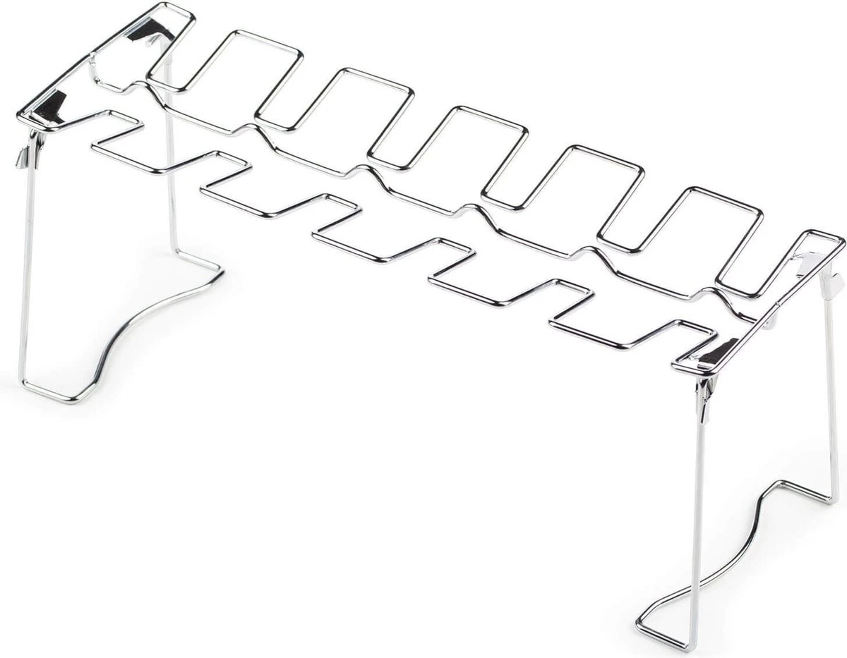 Rosmarino Blacksmith Chicken Wing Rack - Accessoires De BBQ - Outils De Barbecue - Acier Inoxydable - Ailes De Poulet - Pilons - Hotwings 2 Rosmarino Blacksmith Chicken Wing Rack - Accessoires De BBQ - Outils De Barbecue - Acier Inoxydable - Ailes De Poulet - Pilons - Hotwings – Image 2
