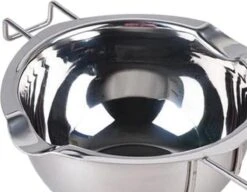 WiseGoods Luxe Melting Pan - Au Bain Marie - Double Paroi - Fondre Au Chocolat Et Au Beurre - Fondre - Acier Inoxydable - 400 Ml -Cuisine Fournitures Magasin 1200x934 5