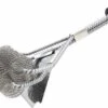 Brosse BBQ Avec Grattoir En Acier Inoxydable Largement Adaptée à N'importe Quelle Grille.
